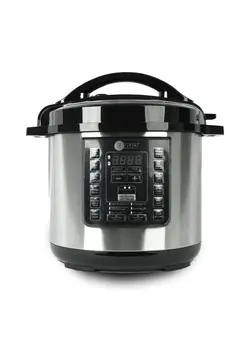 پلوپز، زودپز و آرام‌پز زودپز Electric Pressure Cooker 12 in 1 Multifunction 10L Capacity 1400W Silver Stainless Steel GMARK ESMA RoHS And CB Certified 