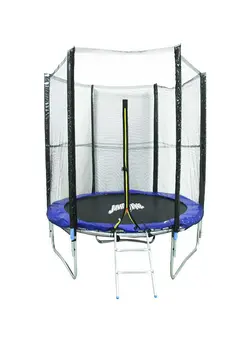 بازی‌های فضای باز و تجهیزات پارک ترامپولین Trampoline with ladder - 6ft 6feet 