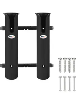 ماهیگیری پایه نگهدارنده Two-barrel Plastic Fishing Rod Holder 