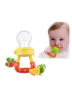 تغذیه و نگهداری کودک پستانک Fruit Weaning Feeding Pacifier Yellow/Red/White. 