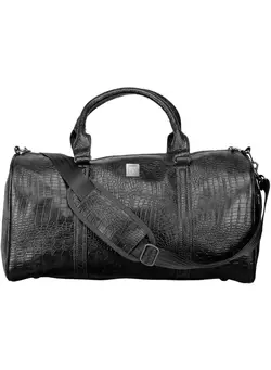 چمدان و ساک مسافرتی ساک مسافرتی CROCO DUFFLE BAGS Black PU LEATHER 50 x 25 x 28 Cm Set of 1 