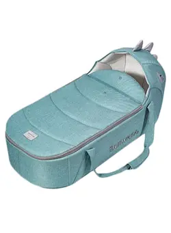 کالای خواب گهواره و حمل کودک Foldable Travel Carry Cot Green 