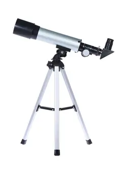 دوربین فیلم‌برداری و عکاسی تلسکوپ و میکروسکوپ Monocular Refracting Space Astronomical Telescope Spotting Scope With Foldable Tripod Black 