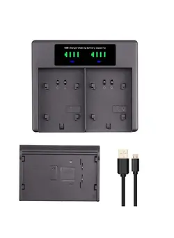 لوازم جانبی فیلم‌برداری و عکاسی اکسسوری حرفه‌ای LCD USB Battery Charger NP-77H for NP-55 NP-33 NP-68 NP-78 NP-98 for Sony Camera CCD-FX630 CCD-FX640 CCD-FX700 CCD-FX700E CCD-FX710 