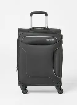 چمدان و ساک مسافرتی چمدان تک Bricklane 4-Wheel Large check inLuggage Trolley Jet Black 