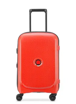 چمدان و ساک مسافرتی چمدان تک Delsey Belmont+ 55cm Hardcase 4 Double Wheel Expandable Cabin Luggage Trolley Faded Red 