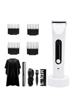 مردانه تیغ و ماشین اصلاح بدن Men Hair Clipper Beard Trimmer For Men Hair Clipper And Body Groomer Titanium Alloy Ceramic Cutter Head 