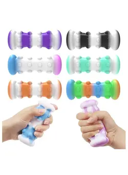 گجت، فیجت و سرگرمی پاپ ایت 8-Piece Fidget  Stress Relieve Squeeze Stretchy Ball Soft Sensory Toy 