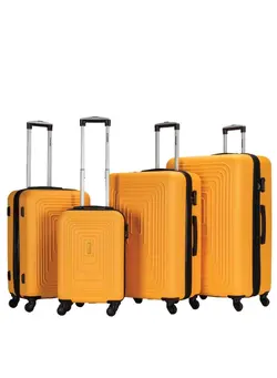 Suitcase Set of 4 PCS ABS Hardside Travel Luggage Bag 