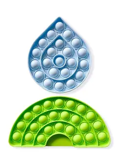 گجت، فیجت و سرگرمی پاپ ایت 2-Piece Pop It Silicone Fidget Sensory Toy 