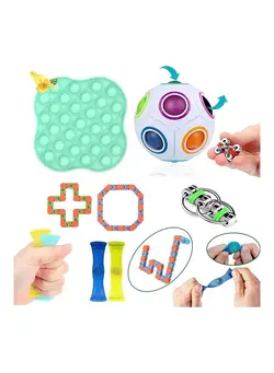گجت، فیجت و سرگرمی پاپ ایت Sensory Fidget Toys Set 