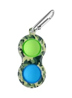 گجت، فیجت و سرگرمی پاپ ایت Fidget Simple Dimple Toy Keychain 