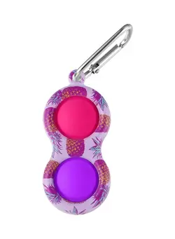 گجت، فیجت و سرگرمی پاپ ایت Fidget Simple Dimple Toy Keychain 