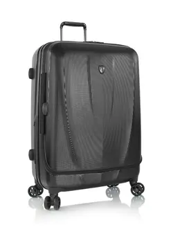Smart Vantage - 66 Cm (Black) Hard Case Trolley Bag (Polycarbonate) with Dual 360° Spinner Wheels Set of 1 pc 