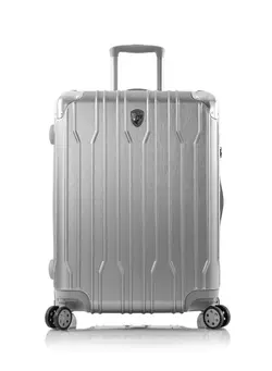 چمدان و ساک مسافرتی چمدان تک Xtrak - 53 Cm (Silver) Hard Case Trolley Bag (Polycarbonate) with Dual 360° Spinner Wheels Set of 1 pc 