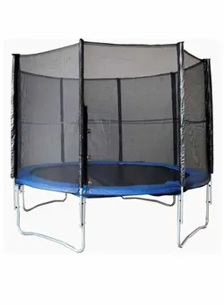 بازی‌های فضای باز و تجهیزات پارک ترامپولین Children Trampoline With Protective Barrier-37 