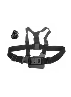 لوازم جانبی فیلم‌برداری و عکاسی سایر Adjustable Elastic Body Chest Strap Shoulder Belt And Tripod Base Mount For Sports Camera Black 