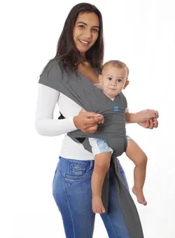 لوازم حمل آغوش Snuggleroo Baby Carrier - Charcoal 