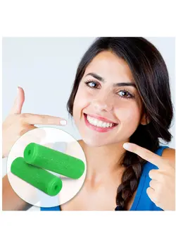 بهداشت دهان و دندان سایر 20 Piece Aligner Chewies Invisible Retainer Seater Orthodontic Silicone Tooth Stick Green 