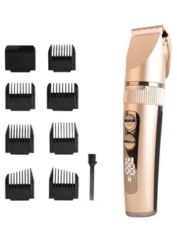 مردانه ماشین اصلاح BF-868 LCD Digital Display Electric Hair Clipper Gold 