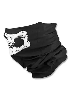 لباس بافت و شال گردن Skull Printed Bandana Black/White 