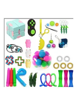 گجت، فیجت و سرگرمی پاپ ایت Push Pop Bubble Sensory Fidget Toys Set 
