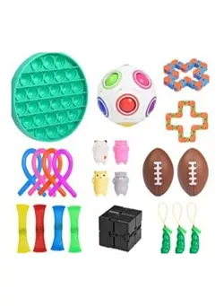 گجت، فیجت و سرگرمی پاپ ایت Push Pop Bubble Stress Reliever Toy Set 