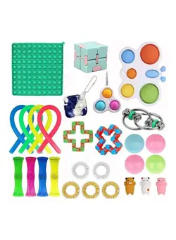 گجت، فیجت و سرگرمی پاپ ایت Pop Bubble Fidget Toy Set 