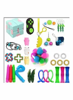 گجت، فیجت و سرگرمی پاپ ایت Push Pop Bubble Sensory Fidget Toys Set 