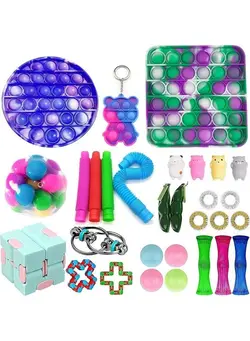 گجت، فیجت و سرگرمی پاپ ایت Push Bubble Sensory Fidget Toy Set 