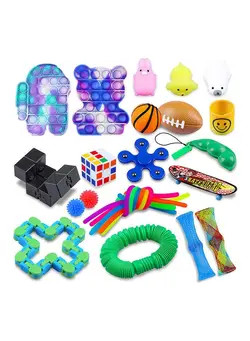 گجت، فیجت و سرگرمی پاپ ایت Push Bubble Sensory Fidget Toy Set 