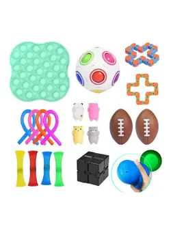 گجت، فیجت و سرگرمی پاپ ایت Push Bubble Sensory Fidget Toy Set 