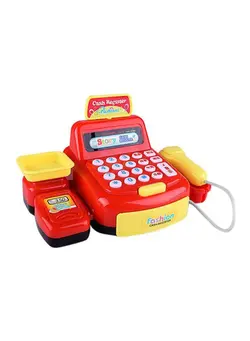 اسباب‌بازی‌های مشاغل و اماکن ست‌های قلک Electronic Cash Register Pretend Play Set 12 x 11 x 18cm 