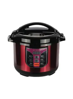 پلوپز، زودپز و آرام‌پز زودپز 8 Liter 1350W Electric Pressure Cooker With Smart Program Features Slow Cooker Steamer And Warmer 