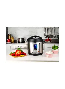 پلوپز، زودپز و آرام‌پز زودپز 10 In 1 Multi Use Smart Pot Prime Pressure Cooker 8 L 1200 W NC-SPPR8 Silver/Black 