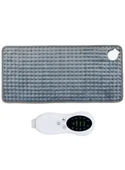 تجهیزات دوچرخه پمپ باد و تلمبه Heating Pad Heat Electric Blanket 12in x 24in Heating Pad Soft Flannel Grey 