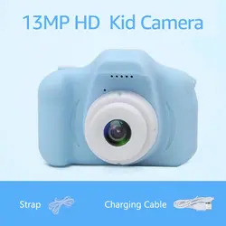 دوربین فیلم‌برداری و عکاسی سایر 1080P 13MP 2 Inch Kids Digital Camera With Strap Charging Cable 