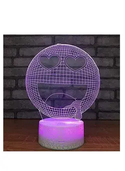 کالای خواب چراغ خواب Cute 3D Night Light Unique LED Symphony Light 7/16 Color Transformation Bedroom Decoration Light Child Christmas Birthday Gift Toy 