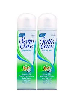 زنانه ژل، لوسیون و کرم اصلاح Gillette Satin Care Avocado Twist Shave Gel 200ml pack of 2 