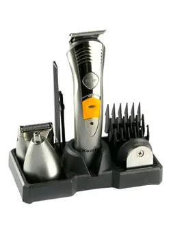 مردانه ماشین اصلاح 7 In 1 Rechargeable Grooming Kit Silver/Black 300g 
