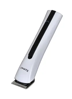 مردانه ماشین اصلاح KM-2516 Rechargeable Electric Hair Trimmer White/Black 