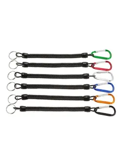 ماهیگیری تجهیزات ماهیگیری 6 Piece Fishing Coiled Lanyards 20x3x6cm 