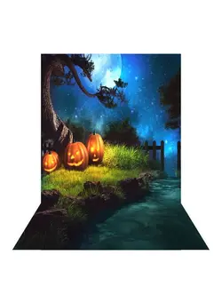 نورپردازی و استودیو سایر Halloween Photography Background Blue/Orange/Green 