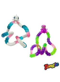 گجت، فیجت و سرگرمی اسپینر Tangle Pets Aquatic 2 Pack Dolphin And Octopus Cute Fidgets For Boys And Girls Aquatic Fidget Toys Sea Creature Fidget Toys Tangle Fidgets 