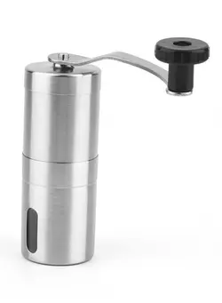 ظروف و تجهیزات آشپزخانه آسیاب دستی قهوه Coffee Bean Grinder Silver 12.5x5x5centimeter 