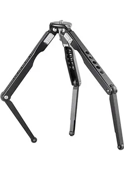 لوازم جانبی فیلم‌برداری و عکاسی سایر MT-03 2 Section Table Top Tripod For Compact Camera Black 