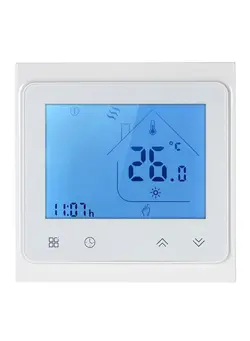 ظروف و لوازم پخت غذا لوازم و اکسسوری پخت Programmable Electric Heating Touch Screen Thermostat H22277W White 