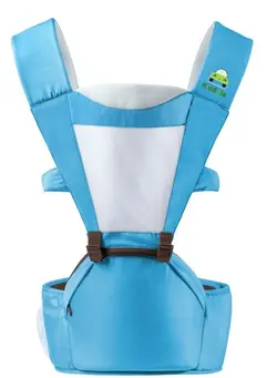 لوازم حمل آغوش Baby Carrier Sling with Hip Seat Baby Carry belt Kangaroo Bag Blue 