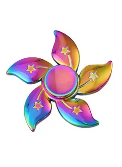 گجت، فیجت و سرگرمی اسپینر Cool Shaped Fidget Spinner Multicolored Durable And Good Spin Time For Adults Kids 7x7x1cm 
