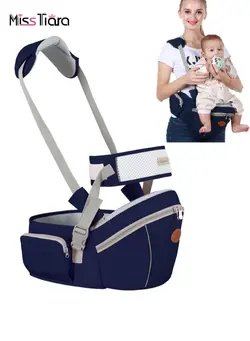 لوازم حمل آغوش Baby Hip Seat Carrier with Adjustable Strap Buckle Pocket and Soft Inner Storage. 